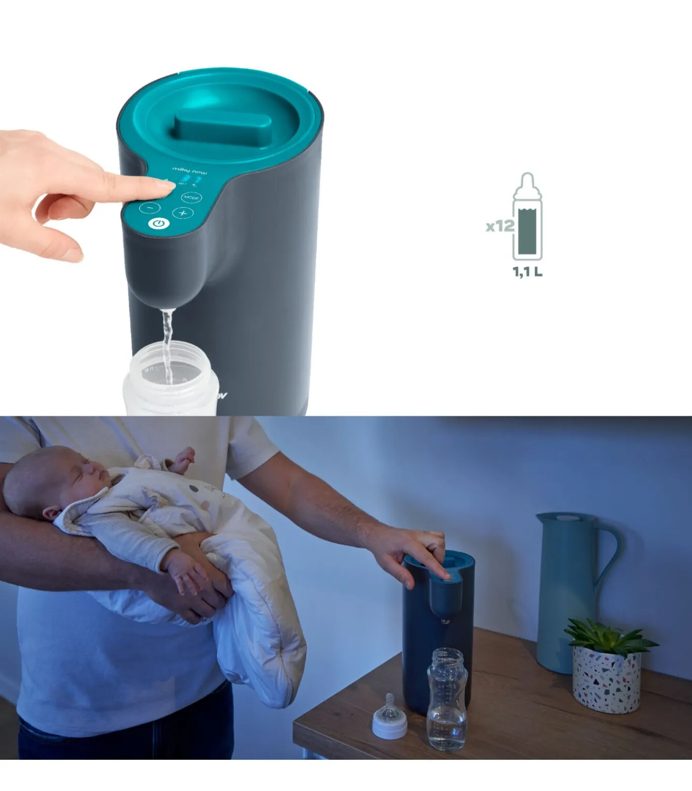 Online Babyflesvoorbereider Milky Now Kinderen Babyuitzet