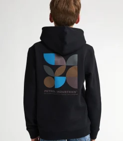 Kinderen Petrol Industries Backprint Hoodie Hood
