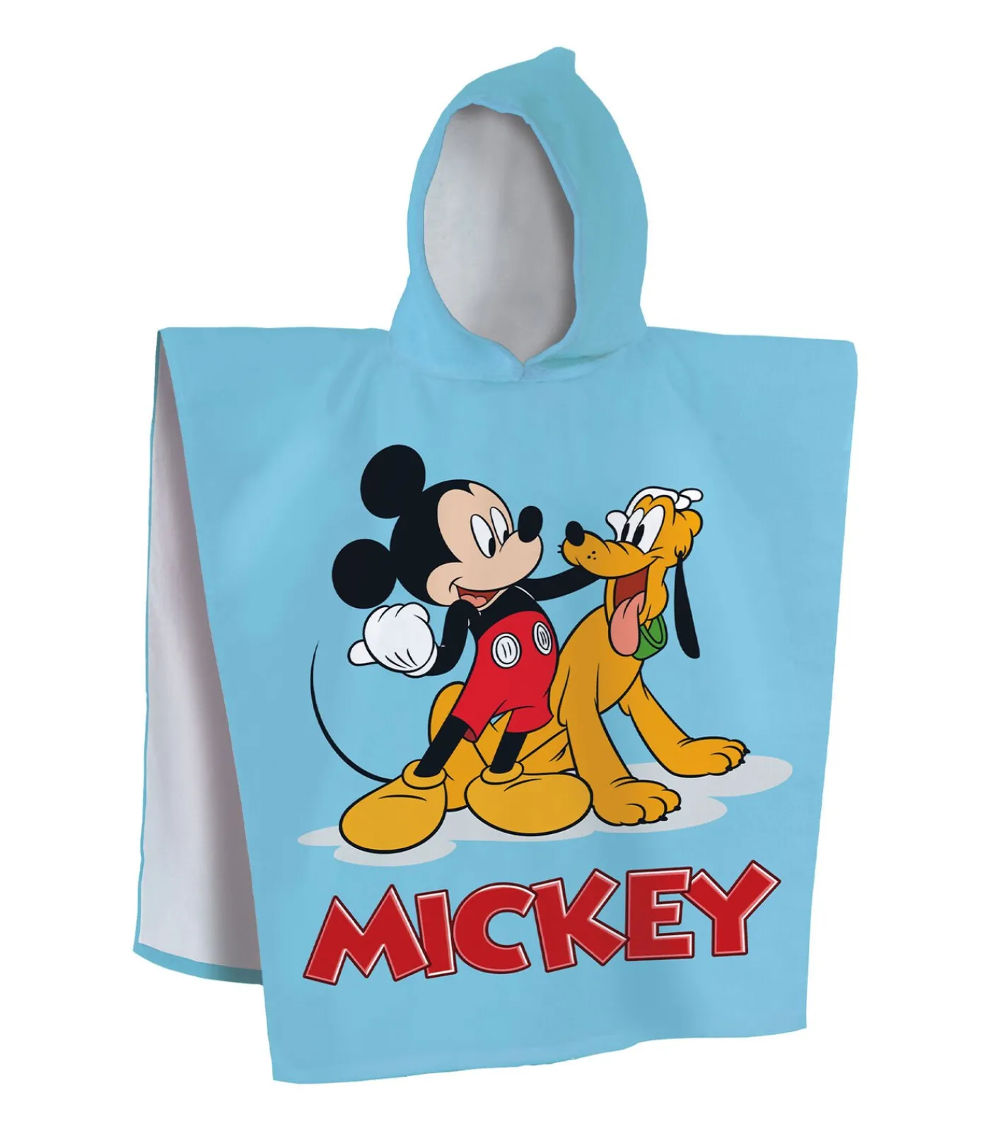 Kinderen Disney Badcape bedrukt 100% katoen, MICKEY