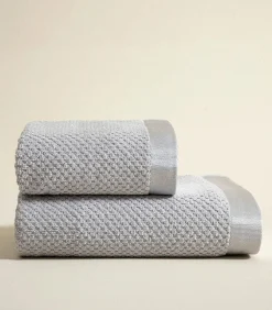 Chakra Badhanddoek Atentiva 85x150 cm Donkergrijs