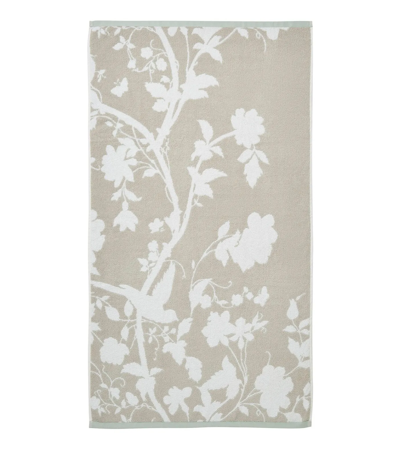 Online Badhanddoek Oriental Garden Dove Grey Handdoeken