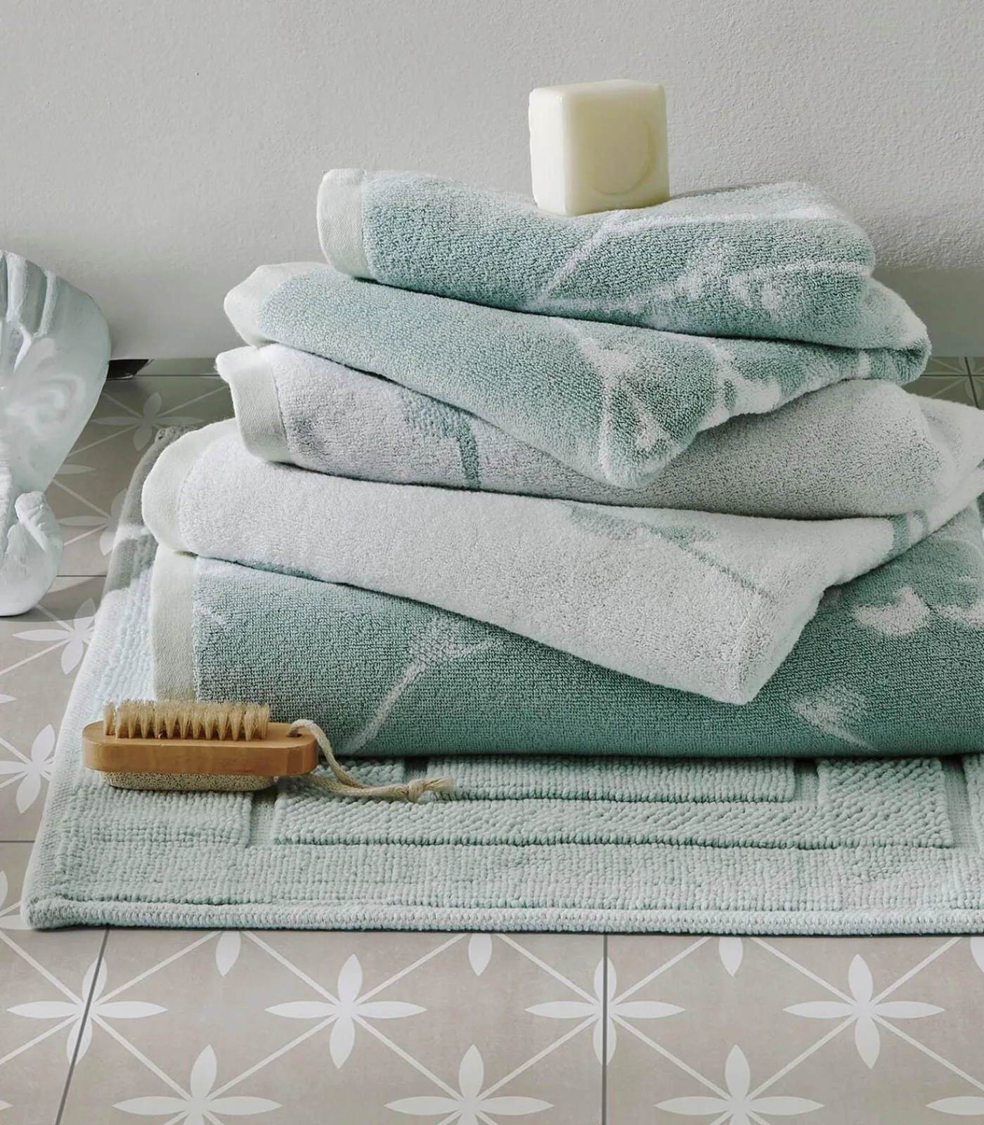 Badhanddoek Pussy Willow Duckegg Handdoeken