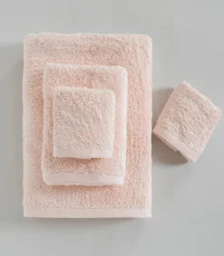 Chakra Badhanddoek Solid 85x150 cm Lichtroze
