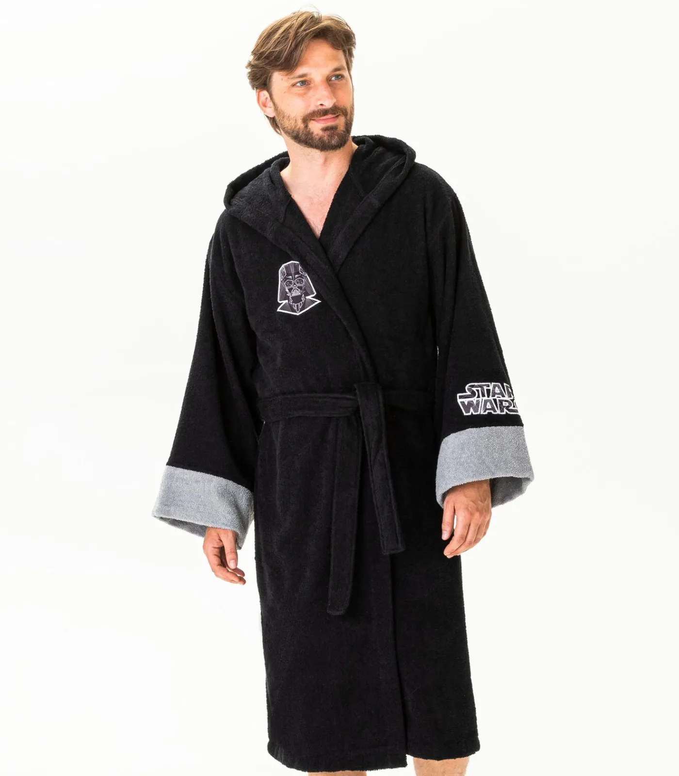 Best Badjas met capuchon 100% katoen, DARK DAMES Badjassen