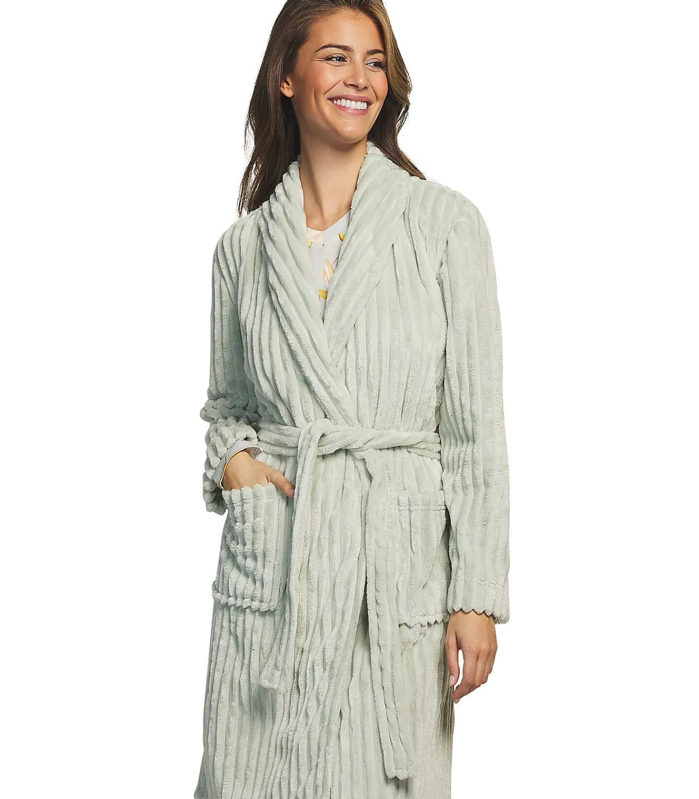 Online Badjas met lange mouwen Supersoft DAMES Badjassen