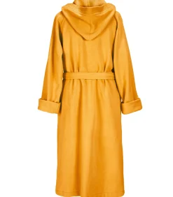 DAMES Mood!t Badjas Reese, Sunshine geel - M - Unisex - Katoen/Polyester