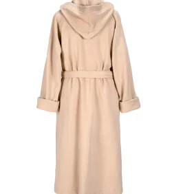 Badjas Reese, Zand - S - Unisex - Katoen/Polyester DAMES Badjassen