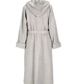 DAMES Mood!t Badjas Reese, Zilver - XXL - Unisex - Katoen/Polyester