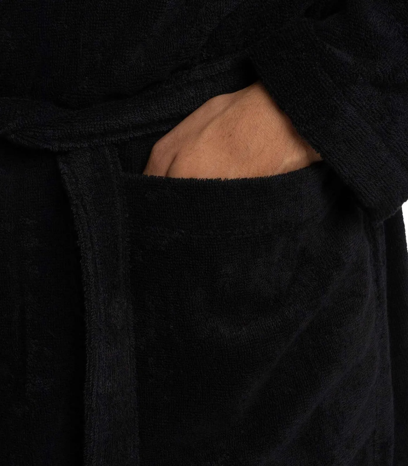 Sale Badjas Van Badstof Met Logo-Afwerking Heren Badjassen