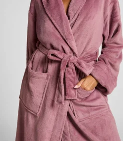 Hot Badjas van zachte fleece DAMES Nachtmode