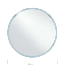 vidaXL Badkamerspiegel LED 60 cm