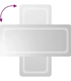 vidaXL Badkamerspiegel LED 40x90 cm