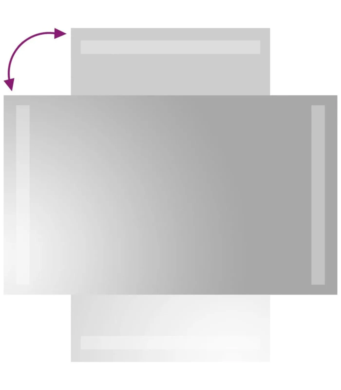 Best Badkamerspiegel LED 30x50 cm Spiegels