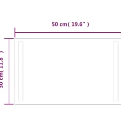 Best Badkamerspiegel LED 30x50 cm Spiegels