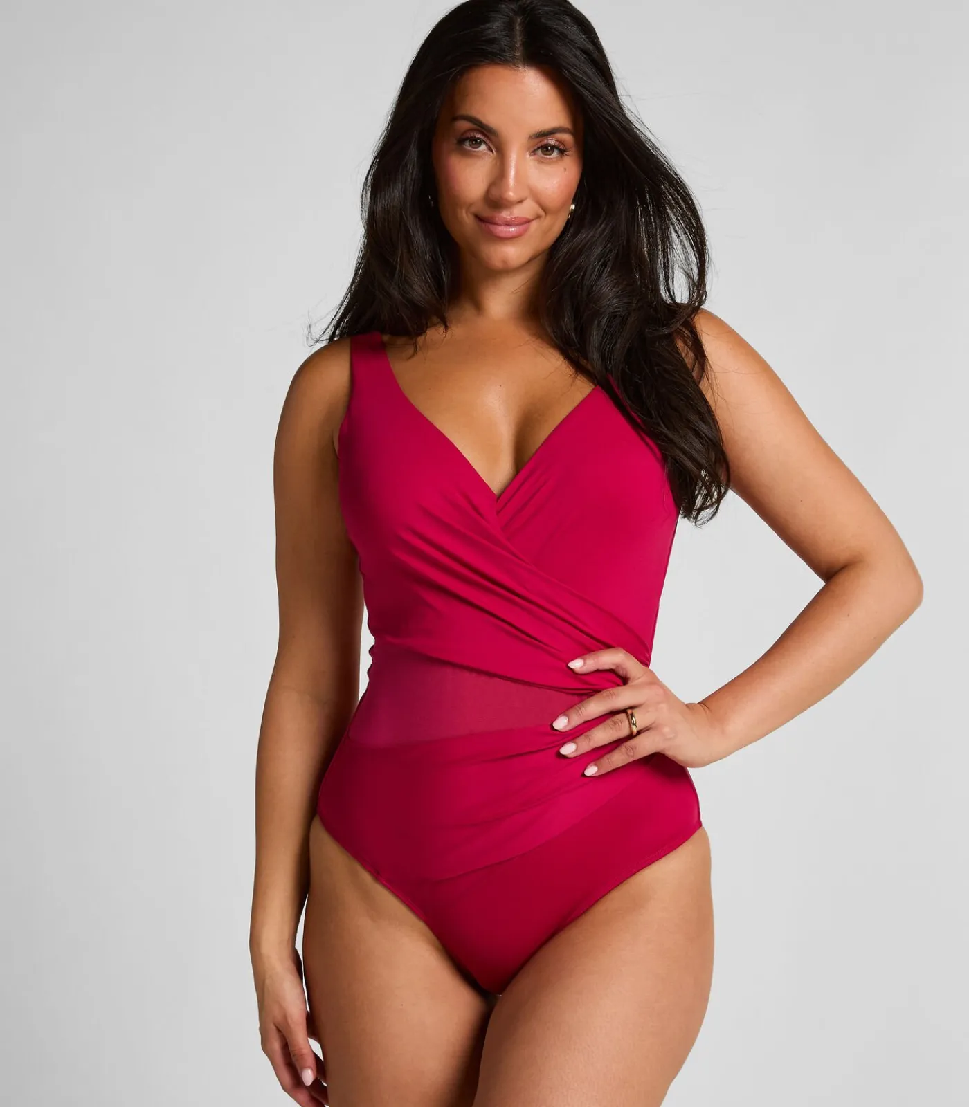 Best Badpak Shaping Shell Mesh DAMES Badmode