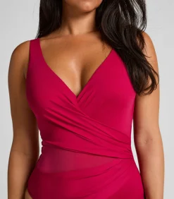 Best Badpak Shaping Shell Mesh DAMES Badmode