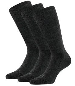 Heren Apollo Badstof zool - Merinowollen Sokken - 3 paar - Antraciet