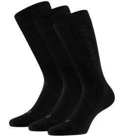 New Badstof zool - Merinowollen Sokken - 3 paar - Zwart Heren Sokken