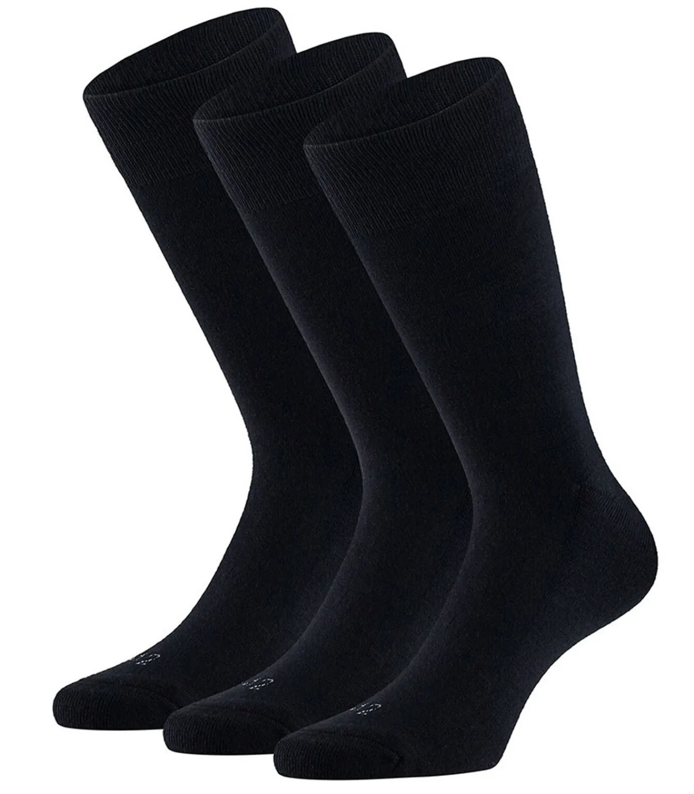 New Badstof zool - Merinowollen Sokken - 3 paar - Navy Heren Sokken