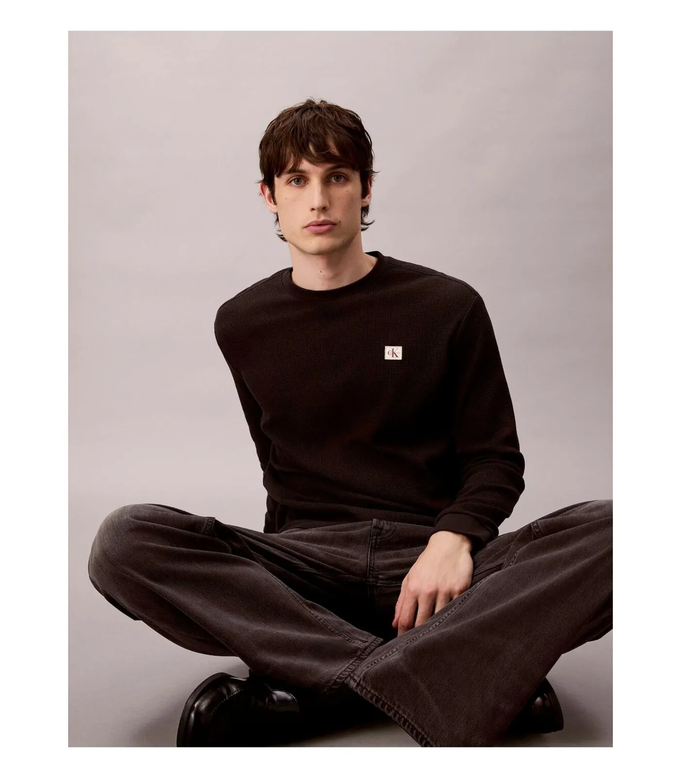 New Baggy Charcoal Ash J Heren Jeans