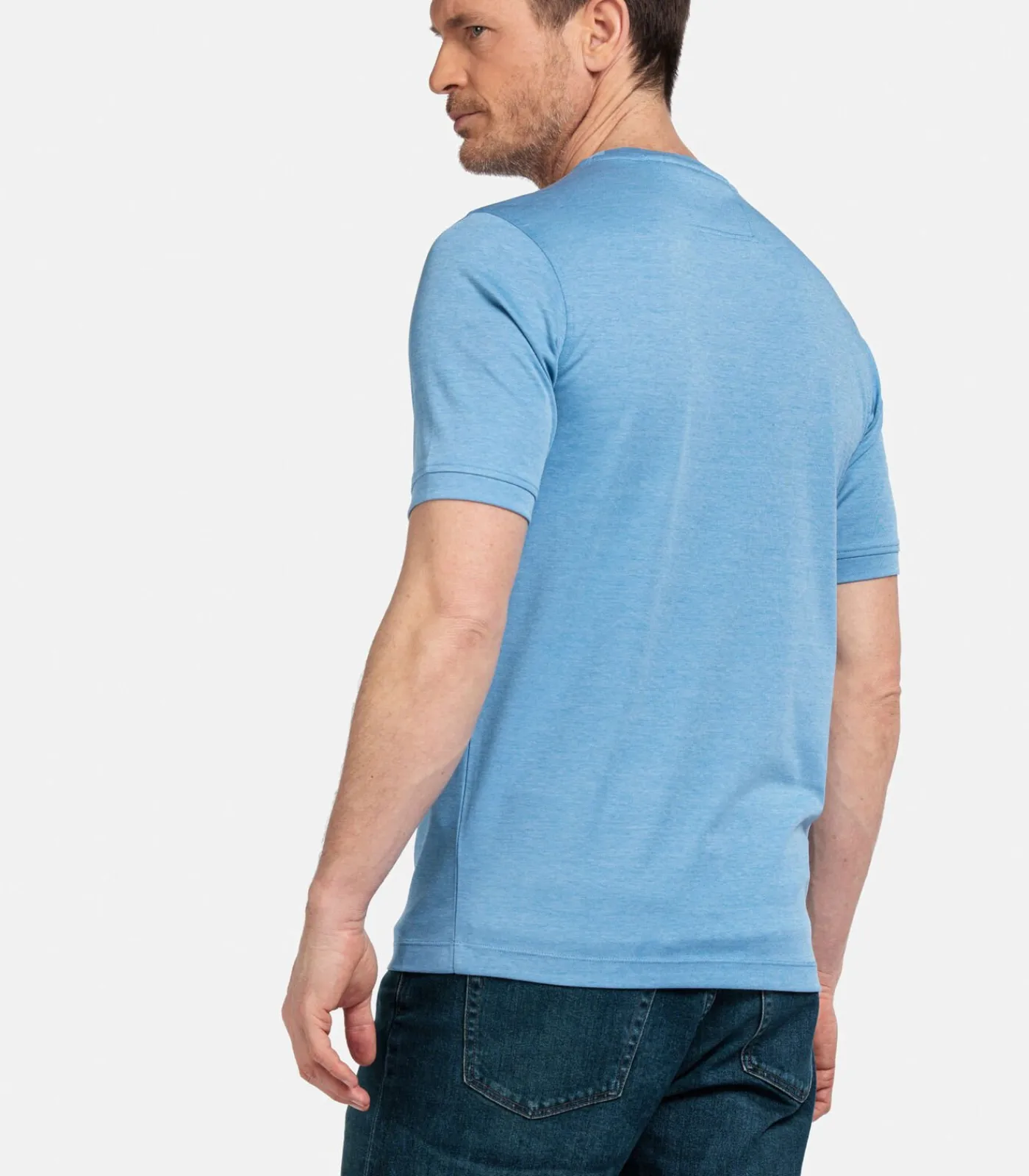 Heren Baileys Basic T-shirt – Delftsblauw
