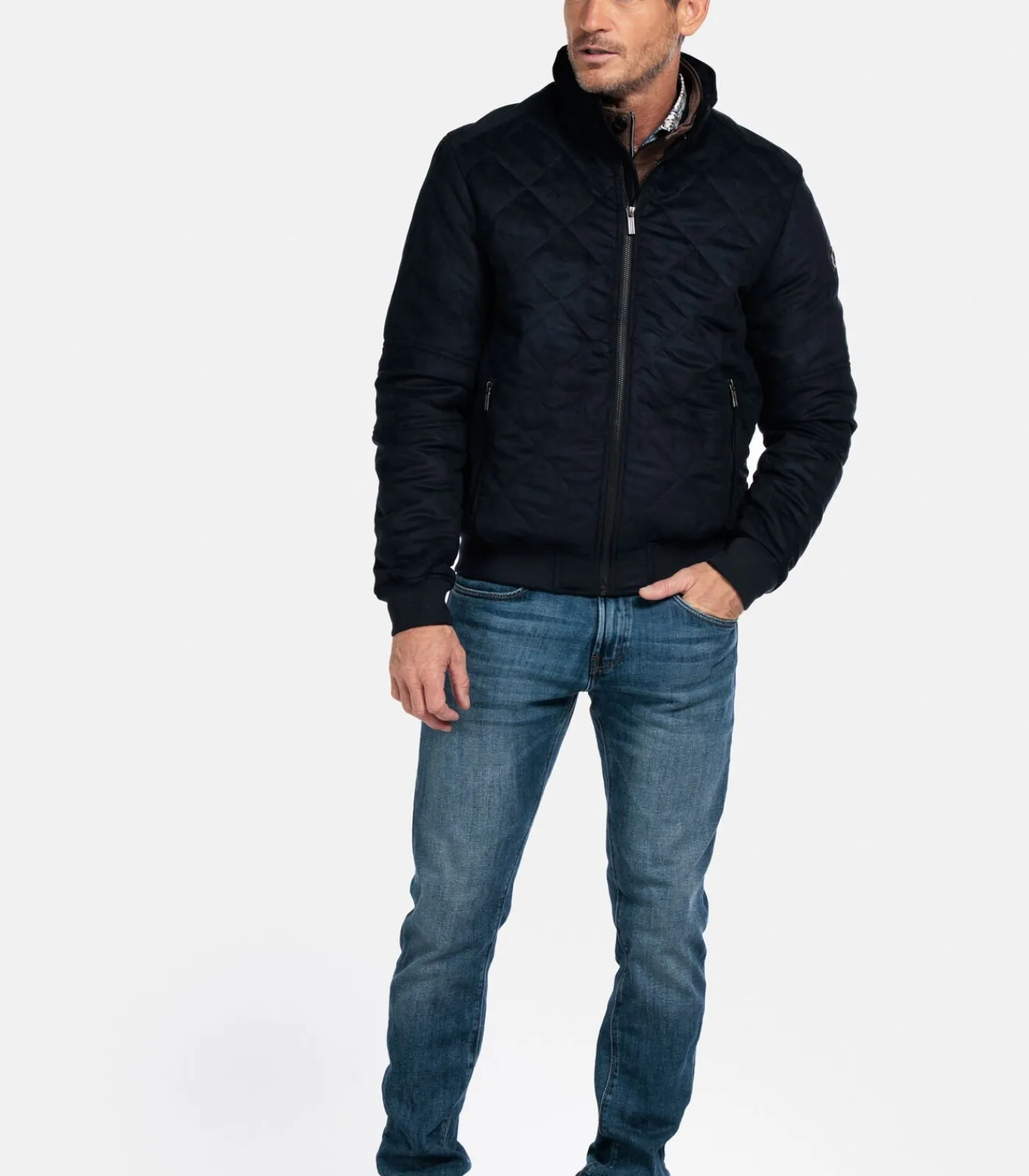 Heren Baileys bomberjack - Navy