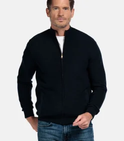 Heren Baileys Fijngebreid Vest – Navy