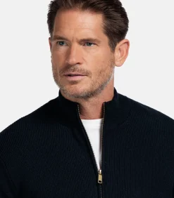 Heren Baileys Fijngebreid Vest – Navy