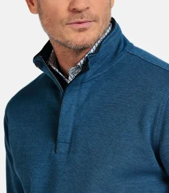 Heren Baileys Half-Zip Sweatshirt – Donkerblauw