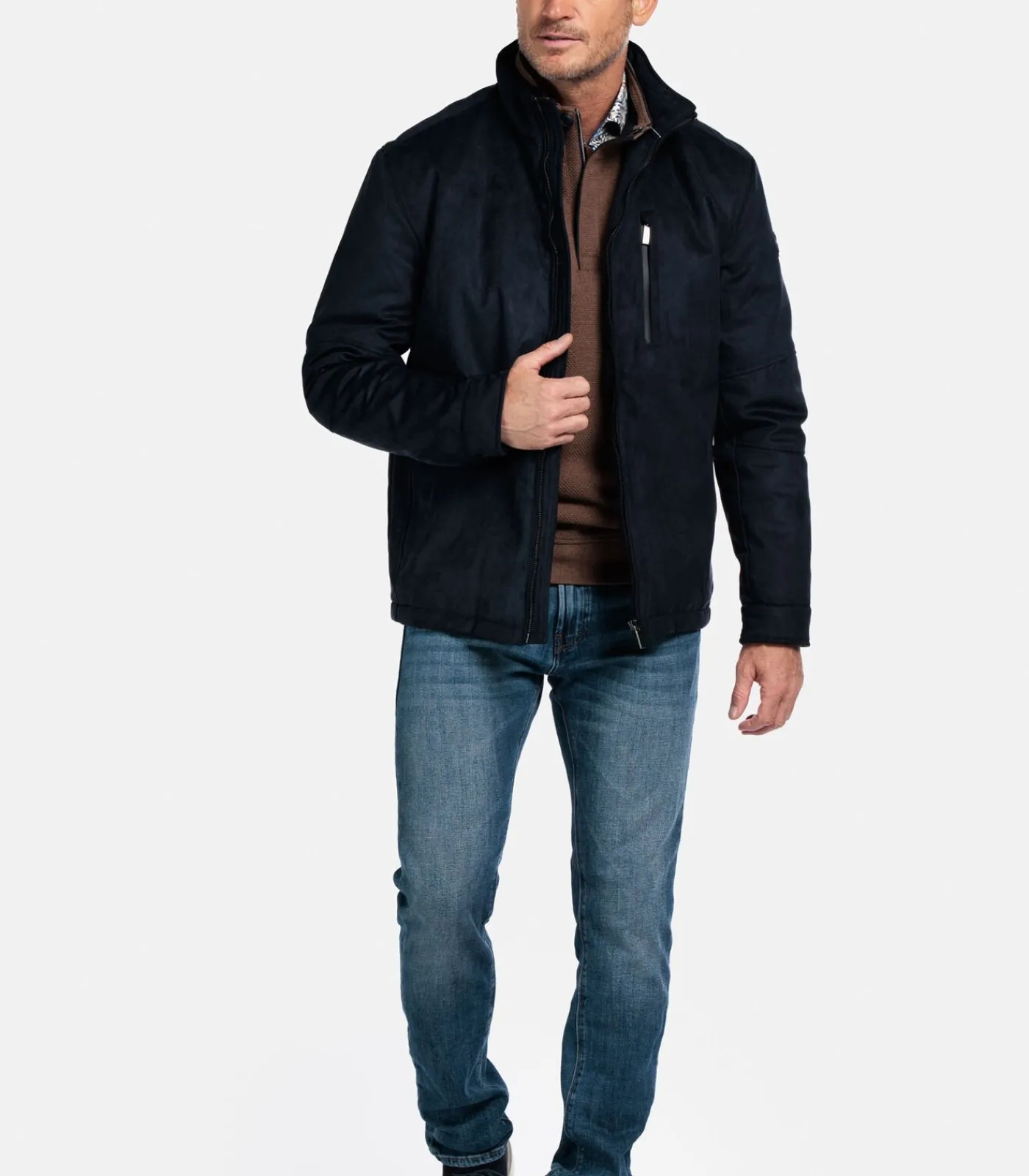 Online Jas - Navy Heren Jassen