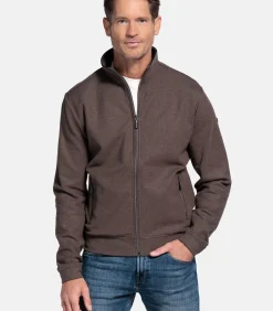 Clearance katoenen vest - Taupe Heren Truien & Cardigans