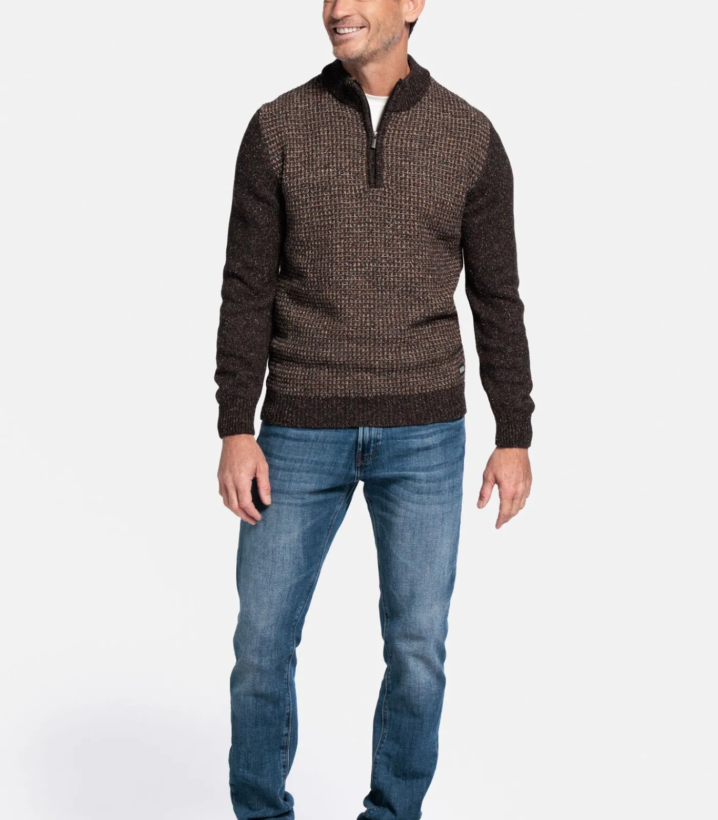 Heren Baileys Pullover - Donkerbruin