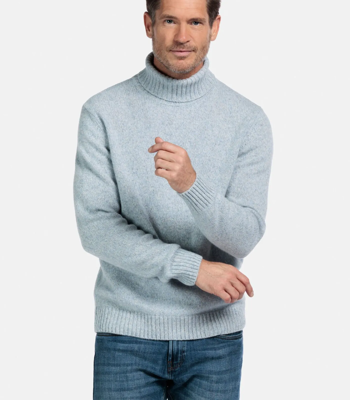 Online Pullover - Lichtblauw Heren Truien & Cardigans