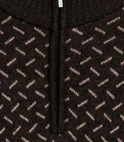 Heren Baileys Pullover met print - Bruin