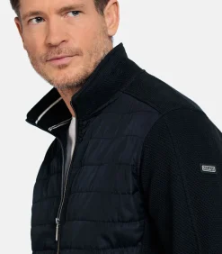 Outlet Sportief Sweatvest – Navy Heren Truien & Cardigans