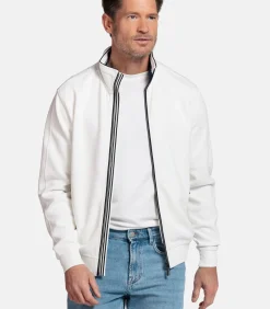 Heren Baileys Sweatvest met Rits – Wit