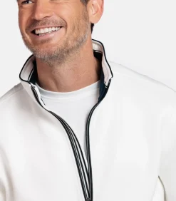 Heren Baileys Sweatvest met Rits – Wit