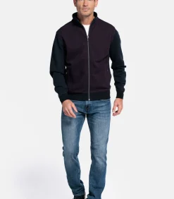 Hot two-tone vest - Deep Mauve Heren Truien & Cardigans