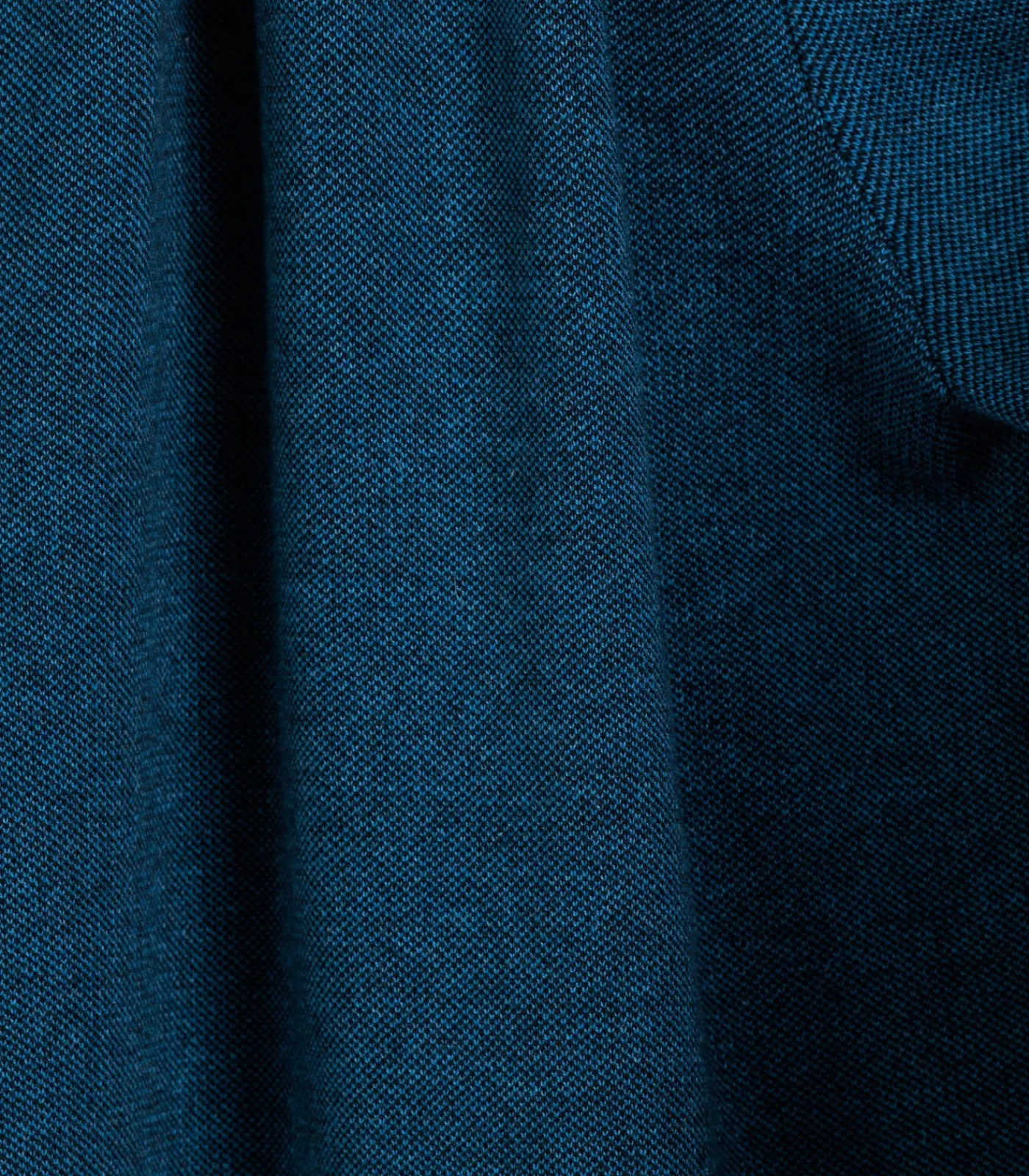 two-tone vest - Middenblauw Heren Truien & Cardigans