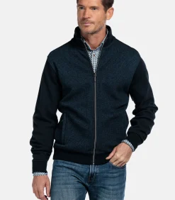 Heren Baileys two-tone vest - Navy