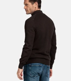 Outlet Vest – Donkerbruin Heren Truien & Cardigans