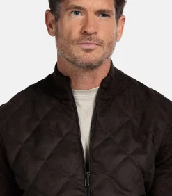 Outlet Vest – Donkerbruin Heren Truien & Cardigans