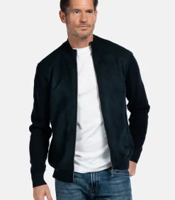 Outlet Vest - Navy Heren Truien & Cardigans