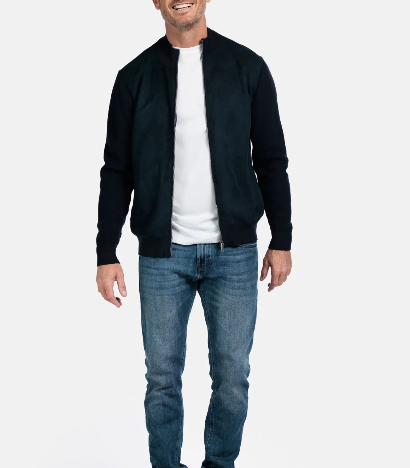 Outlet Vest - Navy Heren Truien & Cardigans