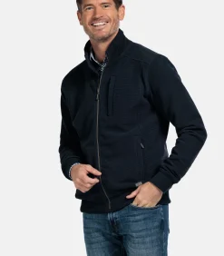 Hot Vest met Structuur – Navy Heren Truien & Cardigans