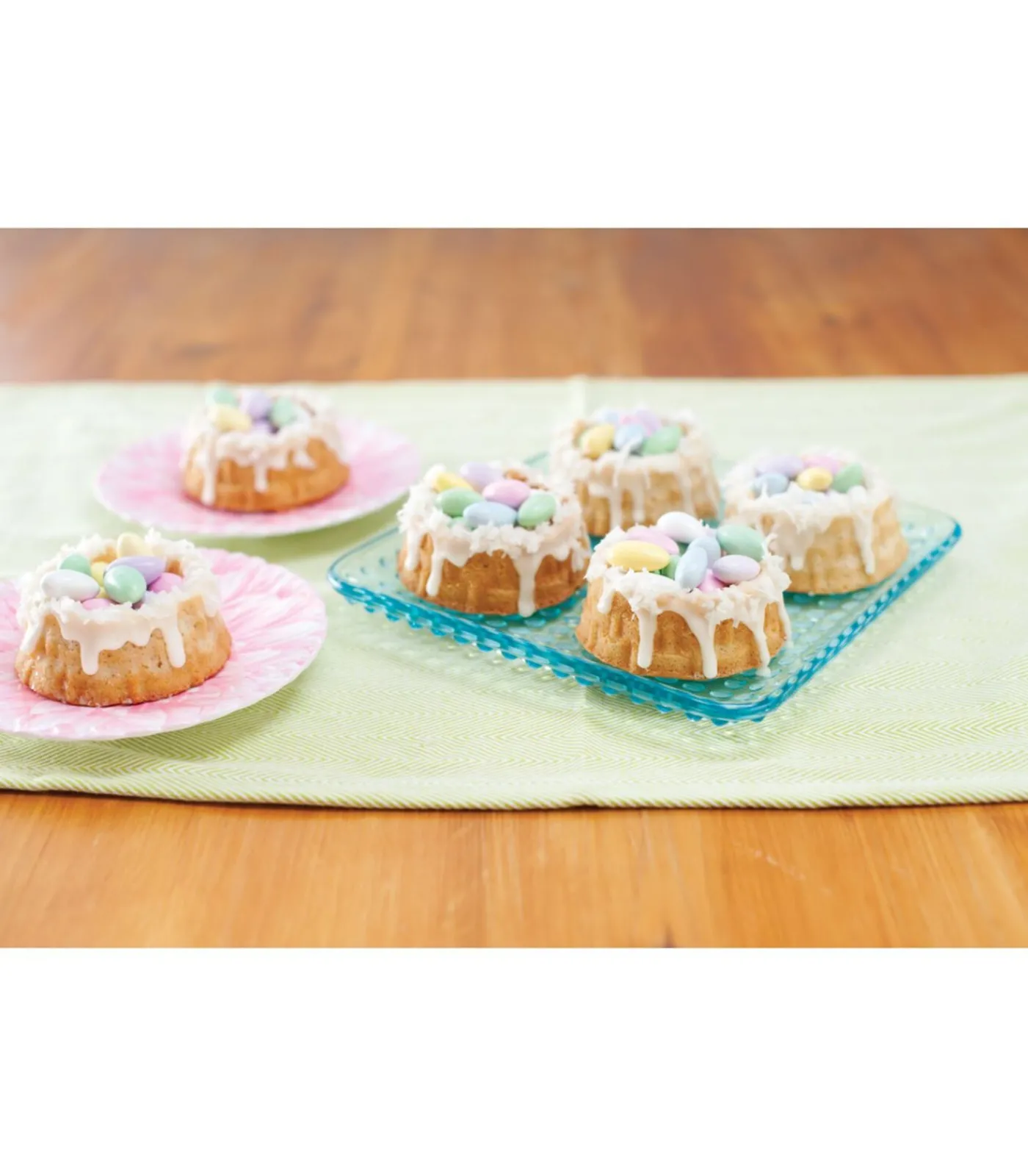 Bakvorm Shortcake Basket Bundt Koper - 6 stuks Bakken