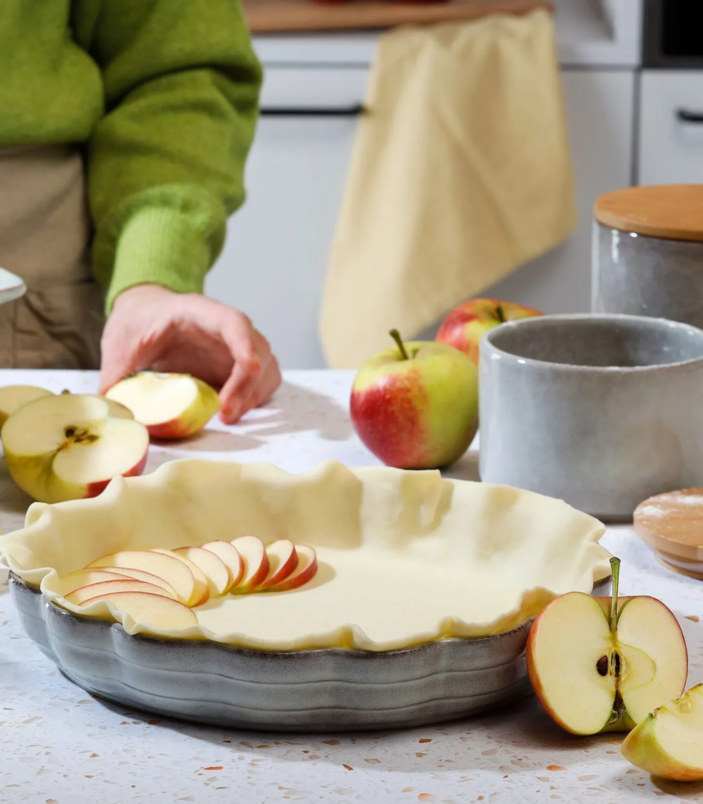 Bakvorm 25,5xH4cm grijs Bake Bakken