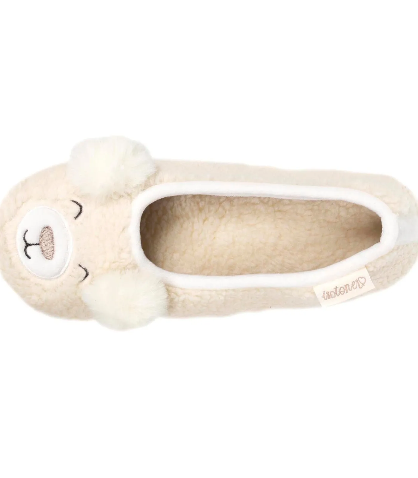 DAMES ISOTONER Ballerina damesschoenen 3D Beer