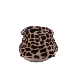 DAMES ISOTONER Ballerina pantoffels Giraffe strik