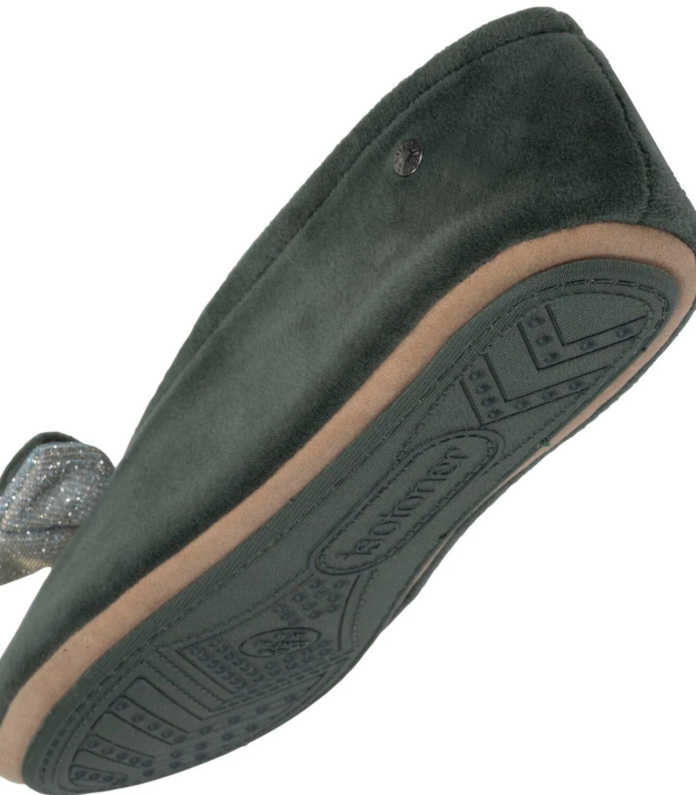 Balletpantoffels dames met dubbele strik Sage DAMES Schoenen